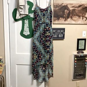 Sleeveless skinny strap dress